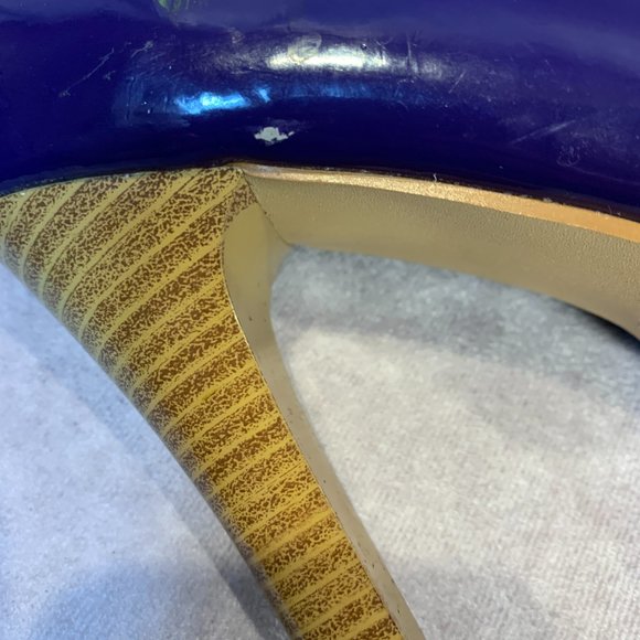 Charlotte Russe Peep Toe Platform Stacked Heels - Picture 7 of 9